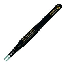 Image of Bernstein 5-059-13 SMD Tweezers 120mm Flat Rounded Tips 2.0mm Width ESD