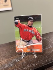 Jose Fernandez Marlins Ace Rookie Card! 2014 Topps - The Future Is Now. rookie card picture
