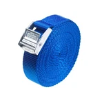 100 Buckled Straps 25mm Cam Buckle 5 meters long Heavy Duty Load Blue