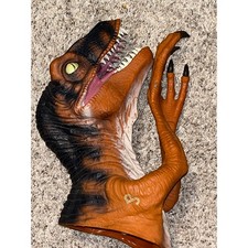 Jurassic Park The Lost World Velociraptor Action Hand Puppet 1996 Vtg