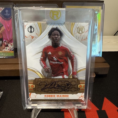 2024-2025 TOPPS UCC Reverence Soccer - Kobbie Mainoo Orange Auto /25