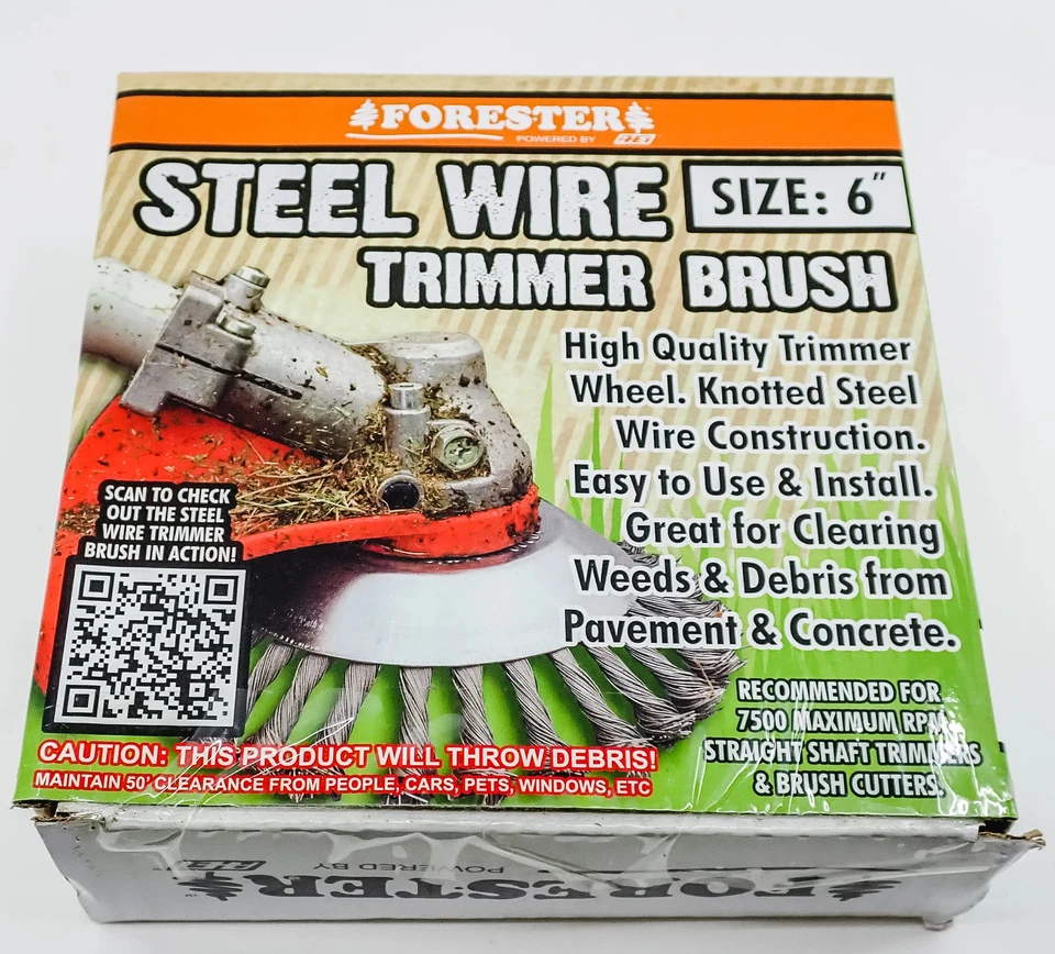 CEPILLO RECORTADOR ALAMBRE ACERO ANUDADO FORESTER 6" Foto 2 de 4