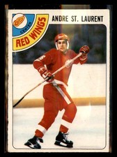 1978-79 O-Pee-Chee #32 Andre St. Laurent Detroit Red Wings HOCKEY Card