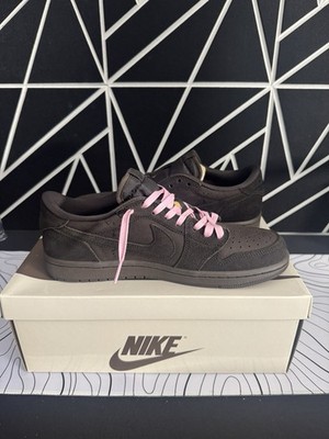 Travis Scott Nike Air Jordan 1 Low OG SP  Velvet Brown  Mens US 8 Brand New DS