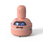 Pink Compact Desktop Vacuum Cleaner – Rechargeable Mini Dust Collector for Erase