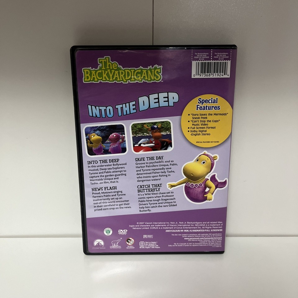 The Backyardigans Into The Deep DVD Good Condition DVD Nickelodeon | eBay