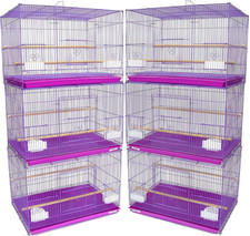 6-Pack Purple Small Breeding Cages - 34.5" x 81.5" Each