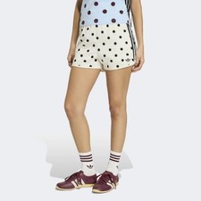 Adidas Polka Dot Sprinter Shorts Womens - White / KV1171 / Pants New with Tag