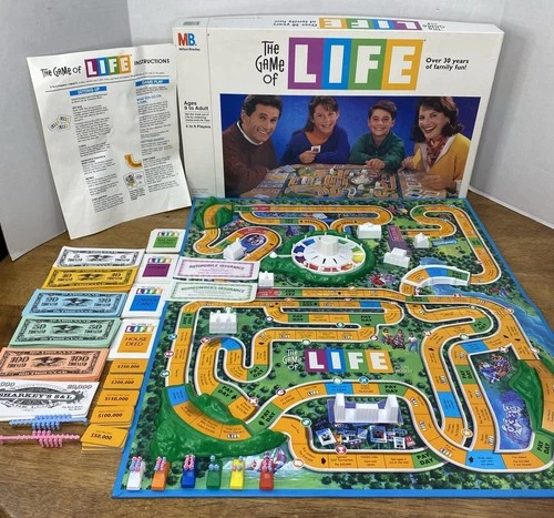 Vintage The Game of Life Board Game Milton Bradley 1991 Complete Very Clean