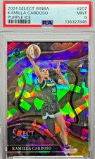 2024 Select WNBA Courtside Purple Ice Prizm /149 Kamilla Cardoso Rookie RC