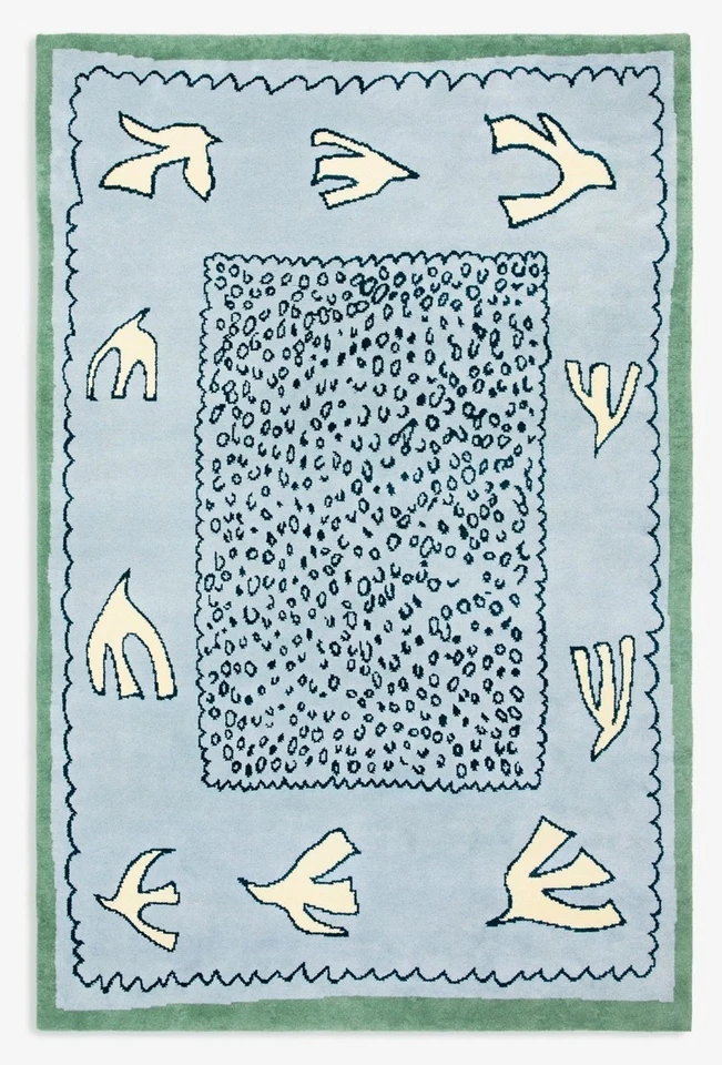 Hand-Tufted Wool Rug 9x12 – Handmade Scandinavian Abstract Modern Area Rug - Image 4 of 4