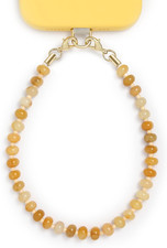 Handmade Natural Stone Phone Charm  Healing Beaded Wrist Strap Lanyard