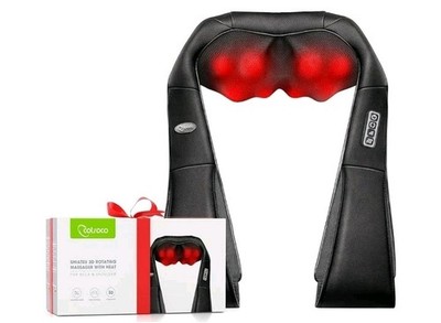 cotsoco Neck Massager, Shiatsu Shoulder Massager with Heat, Portable 3D...