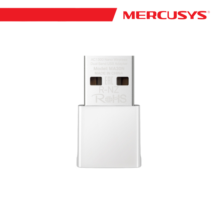Mercusys Bianco Adattatore Ma30n Ac1200 Nano Wifi Usb (Usb, Usb 2.0), Adattatore Di Rete, - Immagine 6