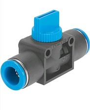 Festo HE-3-QS-10 Shut-off Valve - 153477 Manual and Mechanical Valves 