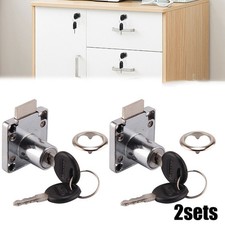 High Quality Cabinet Lock Cabinet Cam 2Locks Cupboard Drawer Furniture