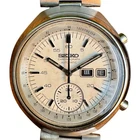 Vintage Seiko Helmet Storm Trooper Automatic Chronograph 6139-7100 40mm 1977 Men