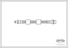 Flexible de frein BMW 650