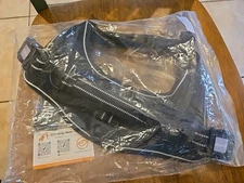 Auroth Tactical Dog Harness Adjustable Dog Vest with Handle - Black  SIZE Large