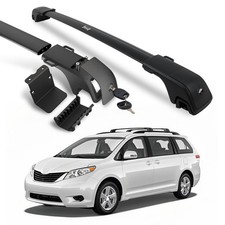 Fits Toyota Sienna 2011-2020, Upgrade 260LBS Lockable Roof Racks Cross Bars, ...