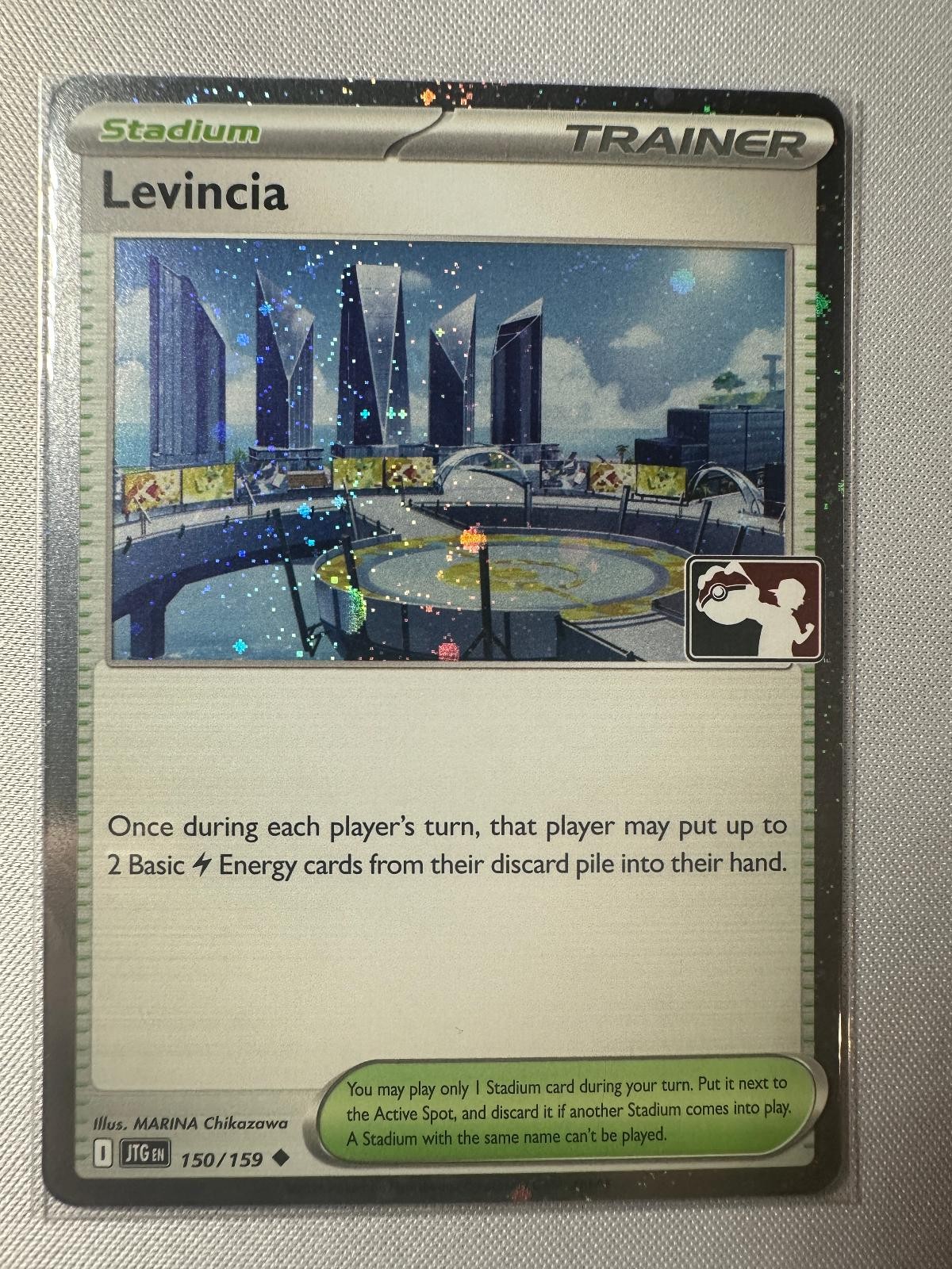 Levincia 150/159 Journey Together Cosmo Holo Prize Pack Pokemon TCG NM