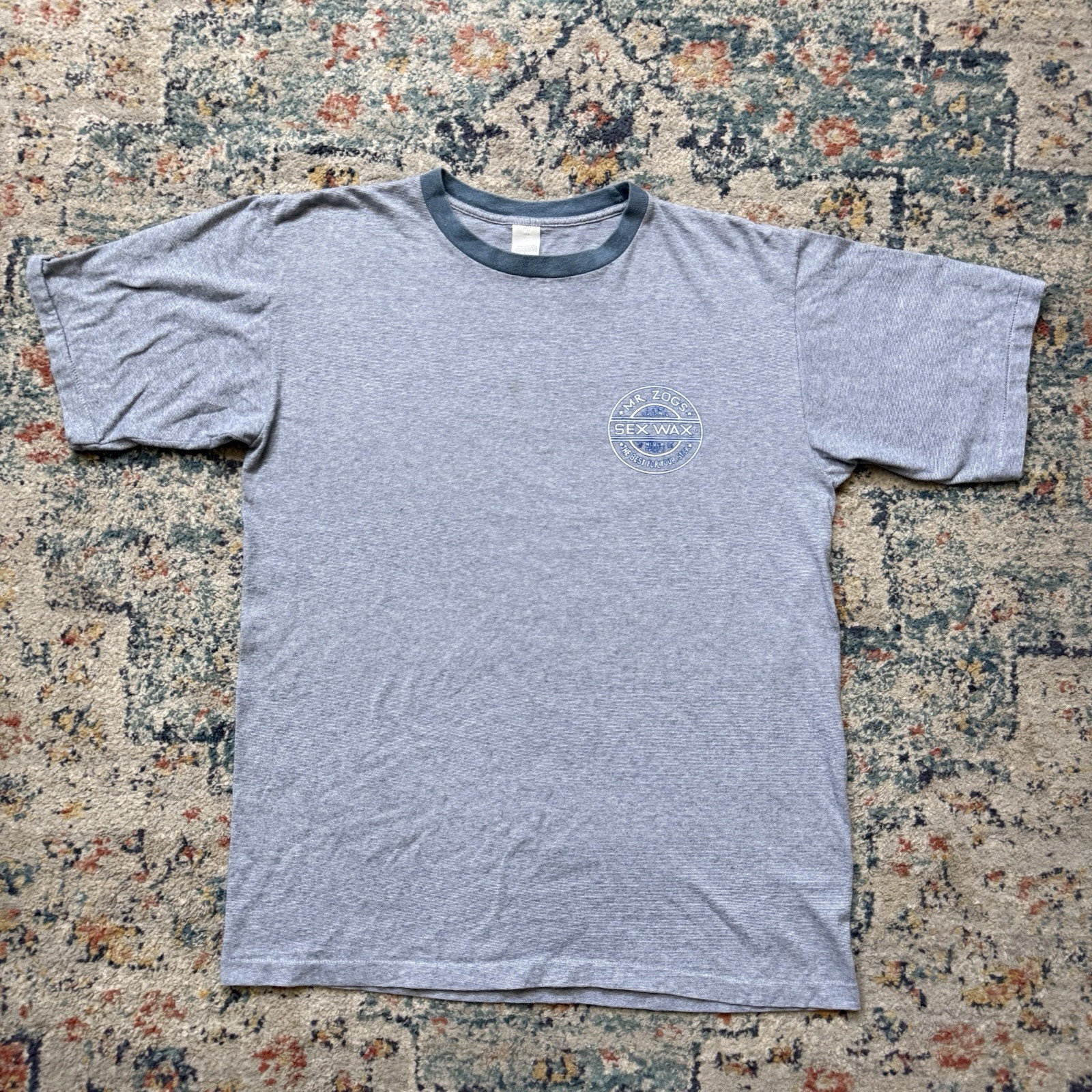 Vintage Mr. Zogs Sex Wax Shirt Striped OG LUSA 90s Surf Skate