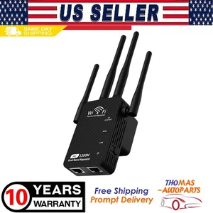1200Mbps WiFi Amplificateur sans fil de répéteur d'extension de portée Routeur Booster de signal