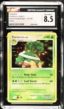 CGC 8.5 Torterra 17/130 Diamond & Pearl Holo Pokemon Card on eBay