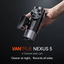 Vantrue Nexus 5 (N5) 4 Channel WiFi 360° Dash Cam