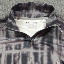 Under Armour Pullover Womens XL Gray Long Sleeve 1/4 Zip Slim ColdGear