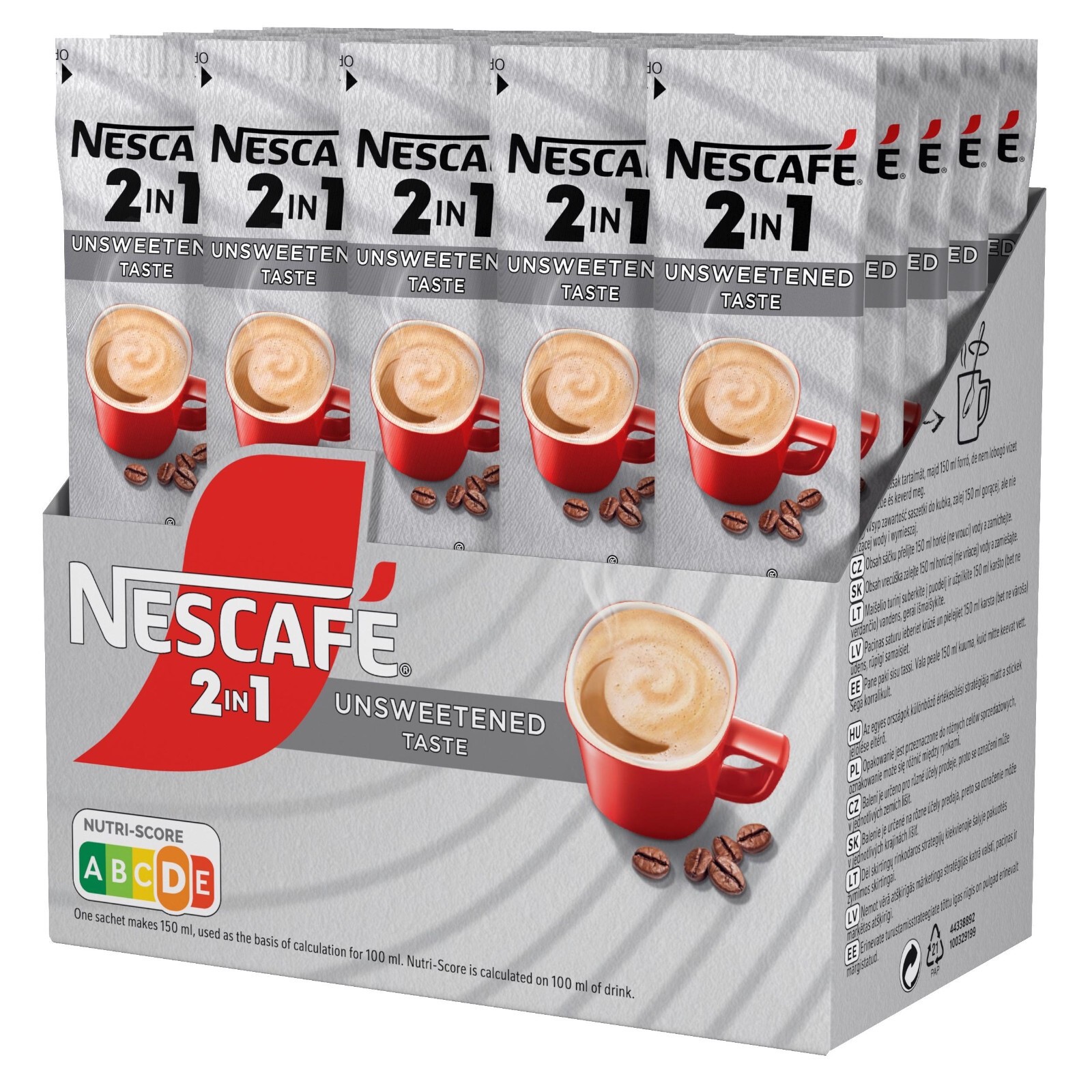Nescafe instant coffee 2in1 Coffee - Creamer Mix -28 pc-On The Go-FREE SHIP 5890₽