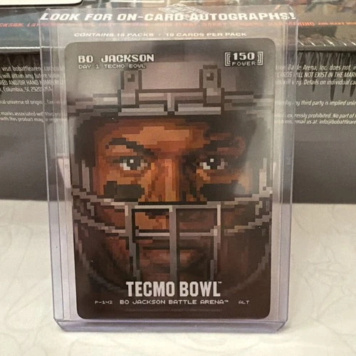 Bo Jackson battle arena Tecmo Bowl Day 1 Release Helmet Alt P142 150 Power
