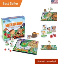 Interactive Math Island Game - Master Addition & Subtraction with Volcano Action