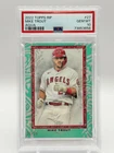 2022 Topps Rip Mike Trout Unripped Aqua #27 /35 - PSA 10 Gem Mint