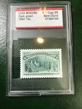 #2628b 15c Modern Columbian (1992 issue) graded PSE XF Superb 95 ogNH