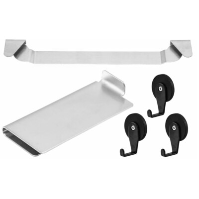 Blackstone 5188 - Puerta trasera para engrasar, 3 ganchos magnéticos y Blackstone 5188 - Puerta trasera para engrasar, 3 ganchos magnéticos y