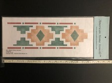Western Border Geometric American Home Stencils Paint Plastic Sponge 2 Layers