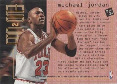 1995-96 Fleer - Michael Jordan #9 for sale | eBay