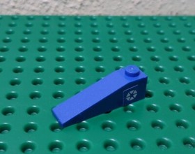 LEGO Star Wars Blue Slope White Triangles Hexagonal 60477pb002 Only BARC 75012