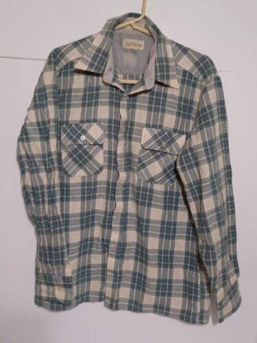 Vintage Backpacker Shirt Mens M Flannel Button Up… - image 1
