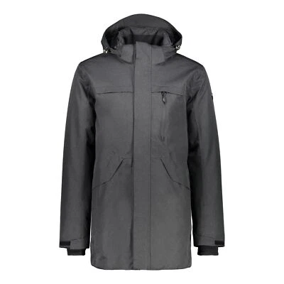 CMP Outdoorjacke Parka MAN PARKA ZIP HOOD grau winddicht wasserdicht