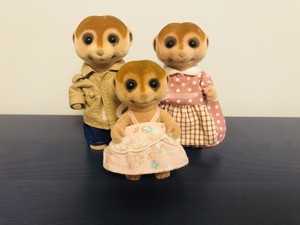 sylvanian families meerkat family