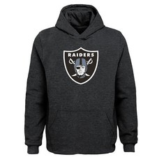 Outerstuff NFL Youth Boys Las Vegas Raiders Primary Logo Fleece Hoodie