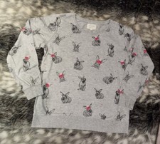 NEXT Womens Grey Cotton Top Pyjama Top Size XS