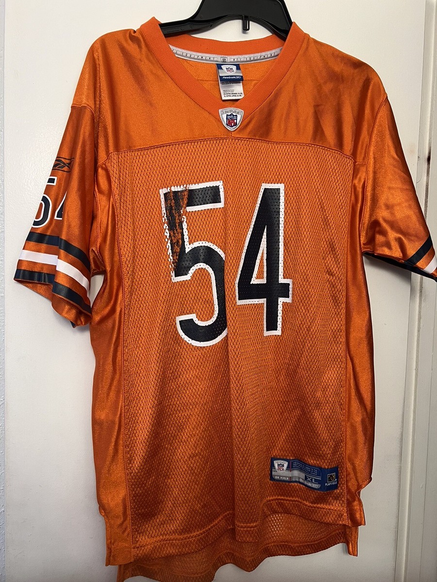 Reebok Chicago Bears Brian Urlacher Football Jersey #54 Orange