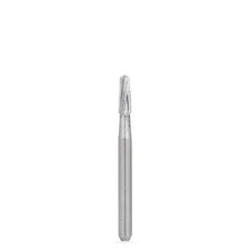 Brasseler 1702 FG Round-End Taper Cross-Cut Fissure Carbide Burs (10/Pack)