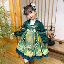 Hanfu Girls' Chinese Traditional Dresses Kids Fairy Costume Cosplay