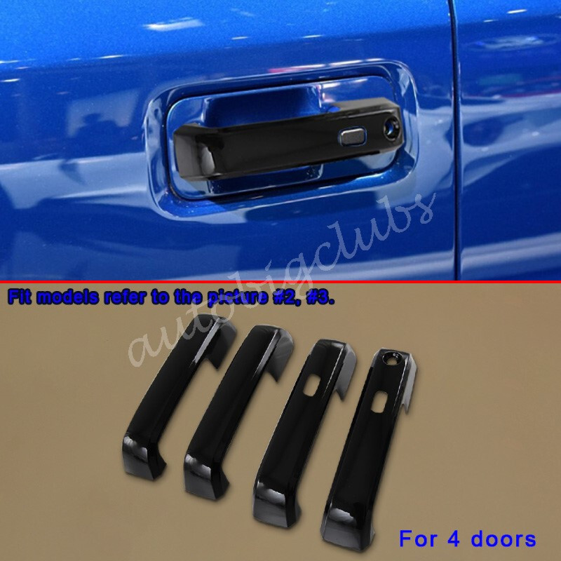 2017-2020 Ford F-150 Raptor Black Door Handle Cover Trims