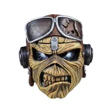 Halloween Iron Maiden Aces High Eddie Latex Deluxe Mask Trick or Treat Studios