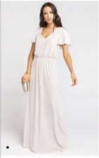New Show Me Your Mumu Michelle Flutter Maxi Dress Xs Fairy Wedding